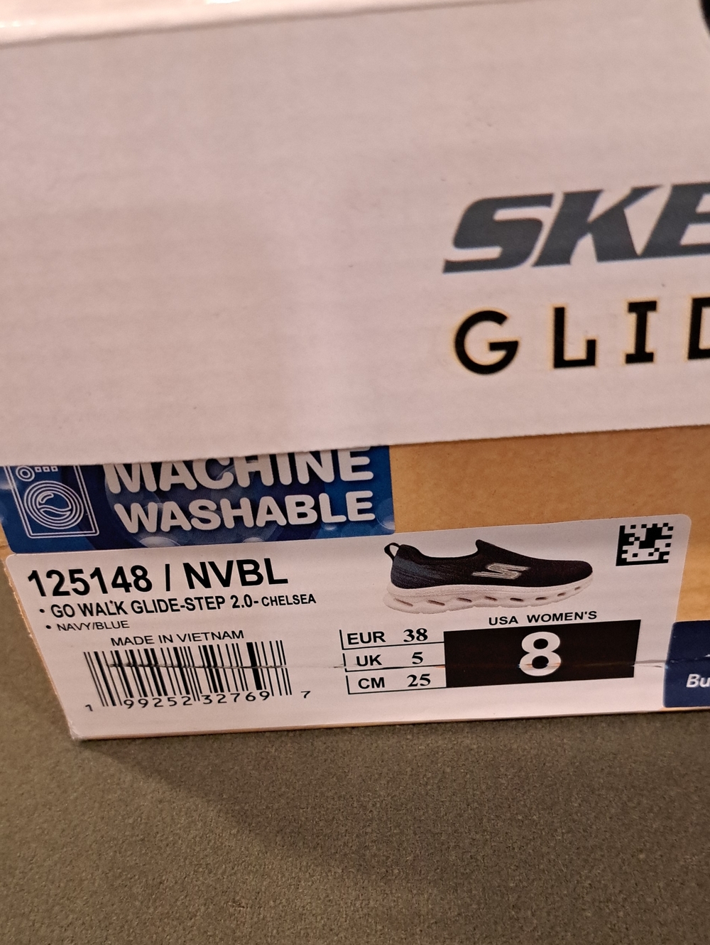 Skechers GO WALK Glide-Step 2.0 - Chelsea - Color: Navy/Blue - Size: Women 8 - Picture 10 of 11